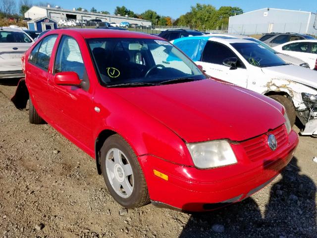 3VWSP69M01M154975 - 2001 VOLKSWAGEN JETTA GLS RED photo 1