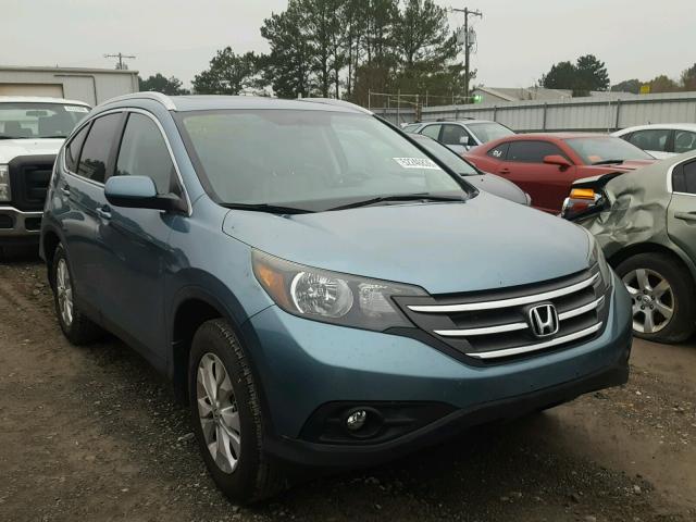 2HKRM3H72DH522376 - 2013 HONDA CR-V EXL BLUE photo 1