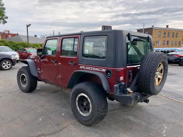 1J4GA39157L110442 - 2007 JEEP WRANGLER X RED photo 3