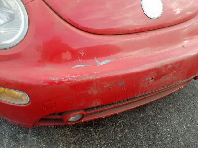 3VWCD21Y14M300955 - 2004 VOLKSWAGEN NEW BEETLE წითელი ფოტო 9