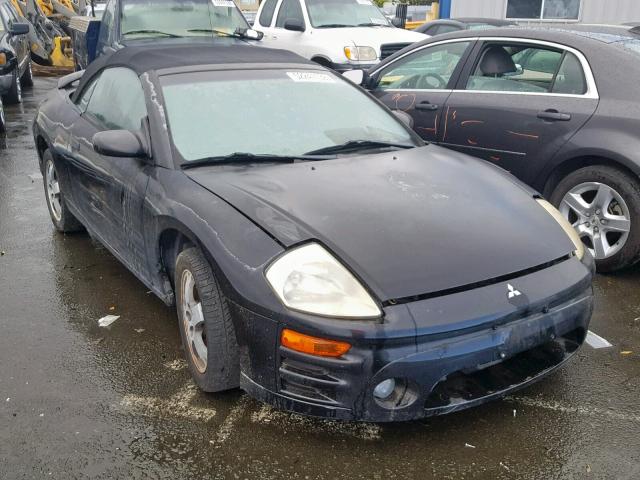 4A3AE45G33E090655 - 2003 MITSUBISHI ECLIPSE SP BLACK photo 1