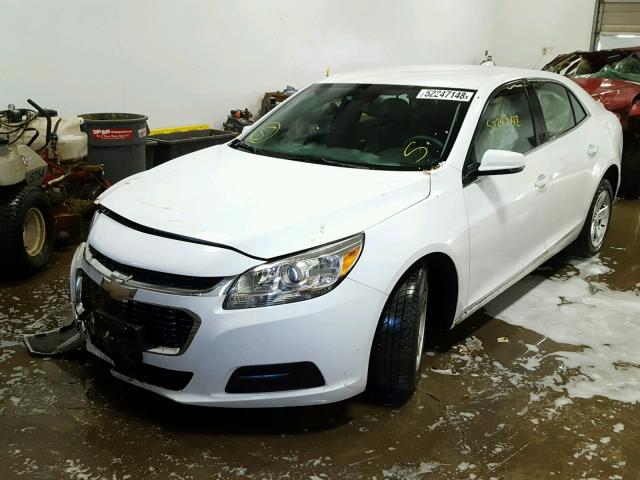1G11C5SL4FU107191 - 2015 CHEVROLET MALIBU 1LT WHITE photo 2