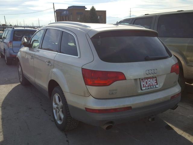 WA1BV74L67D051541 - 2007 AUDI Q7 4.2 QUA TAN photo 3