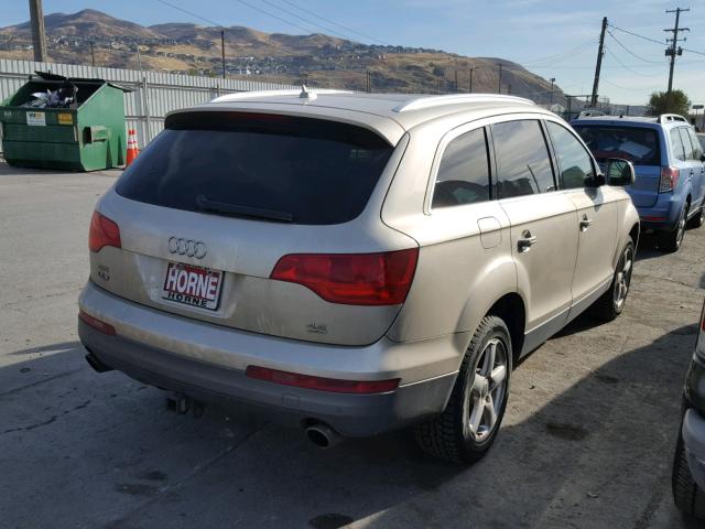 WA1BV74L67D051541 - 2007 AUDI Q7 4.2 QUA TAN photo 4