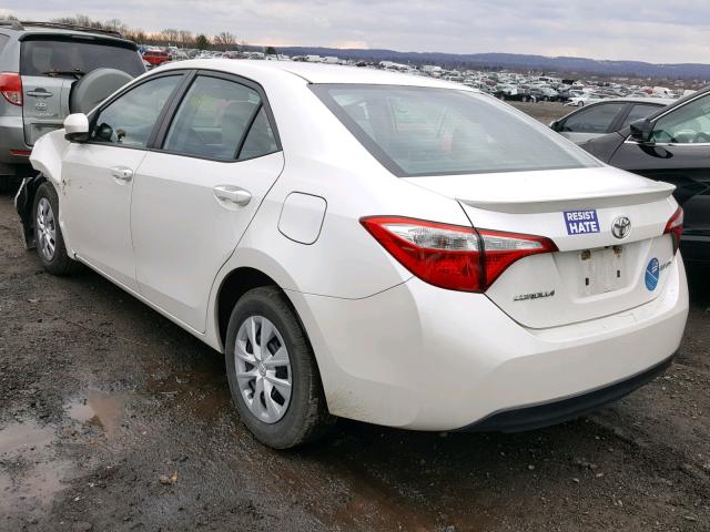 5YFBPRHE6EP139135 - 2014 TOYOTA COROLLA EC 白色 照片 3