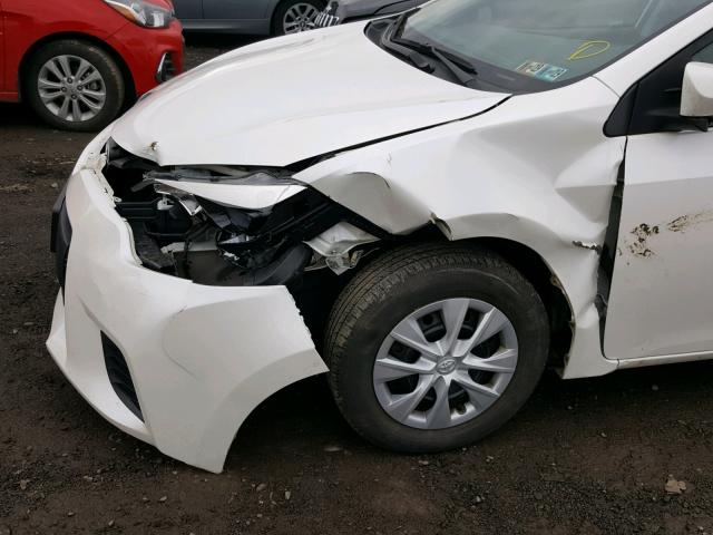 5YFBPRHE6EP139135 - 2014 TOYOTA COROLLA EC 白色 照片 9