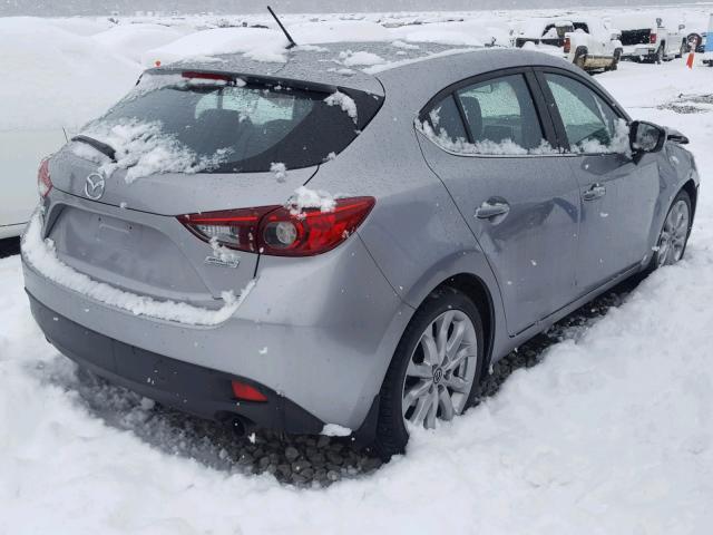 JM1BM1L72E1186881 - 2014 MAZDA 3 TOURING SILVER photo 4