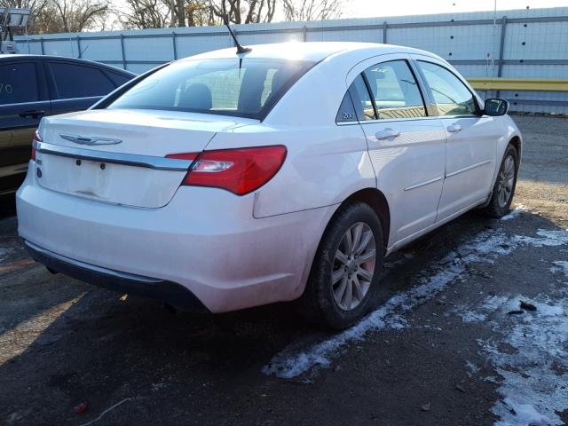 1C3BC1FG0BN552408 - 2011 CHRYSLER 200 TOURIN WHITE photo 4