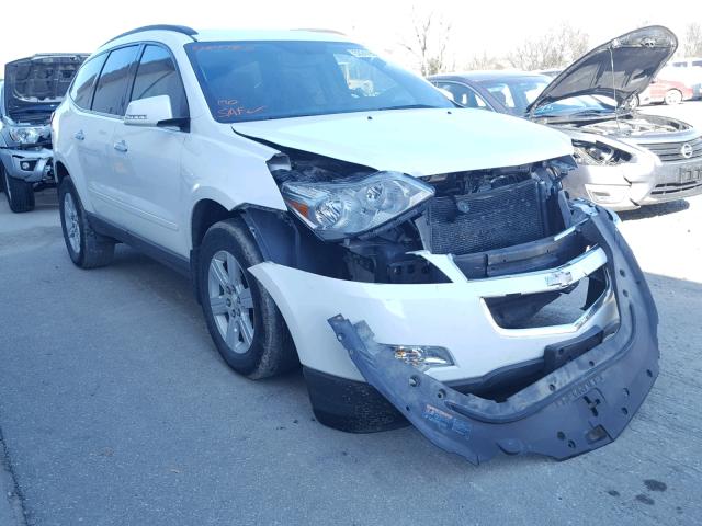 1GNKRJED2BJ323308 - 2011 CHEVROLET TRAVERSE L WHITE photo 1