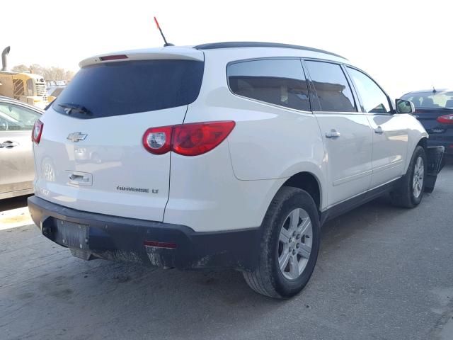 1GNKRJED2BJ323308 - 2011 CHEVROLET TRAVERSE L WHITE photo 4