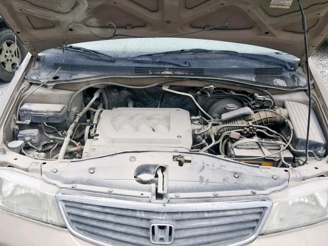 2HKRL18691H538648 - 2001 HONDA ODYSSEY EX GOLD photo 7