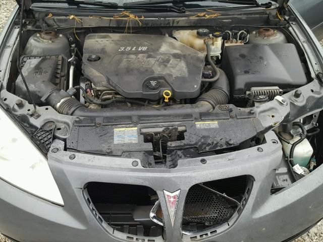 1G2ZH57N284162588 - 2008 PONTIAC G6 GT GRAY photo 7