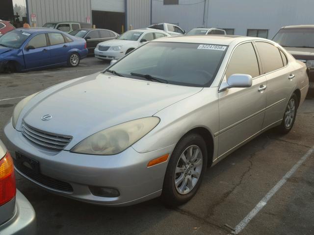 JTHBF30GX36001775 - 2003 LEXUS ES 300 SILVER photo 2