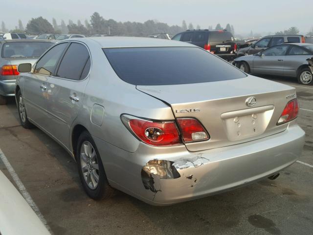 JTHBF30GX36001775 - 2003 LEXUS ES 300 SILVER photo 3