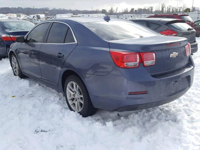 1G11C5SLXEF113466 - 2014 CHEVROLET MALIBU 1LT BLUE photo 3