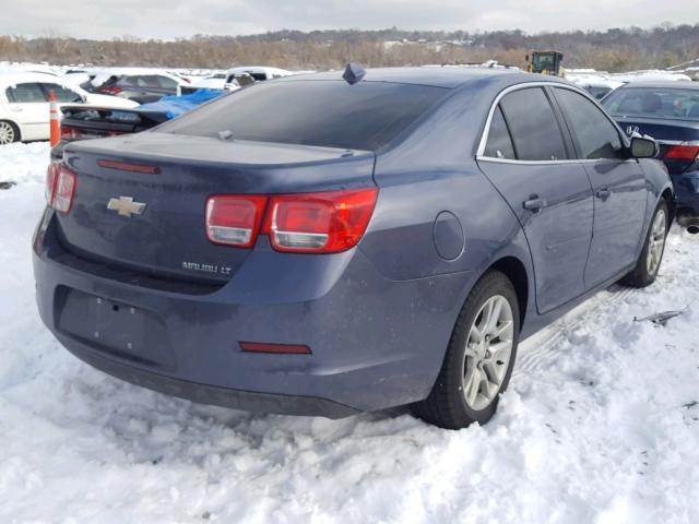 1G11C5SLXEF113466 - 2014 CHEVROLET MALIBU 1LT BLUE photo 4