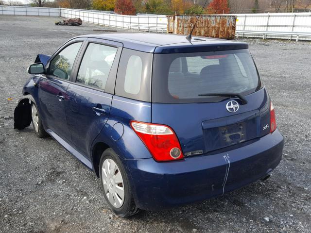 JTKKT624565000552 - 2006 TOYOTA SCION XA BLUE photo 3