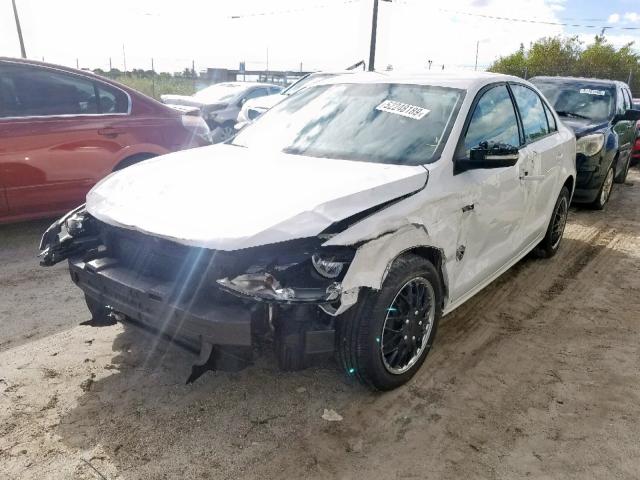 3VW2K7AJ4CM334534 - 2012 VOLKSWAGEN JETTA BASE Սպիտակ լուսանկար 2