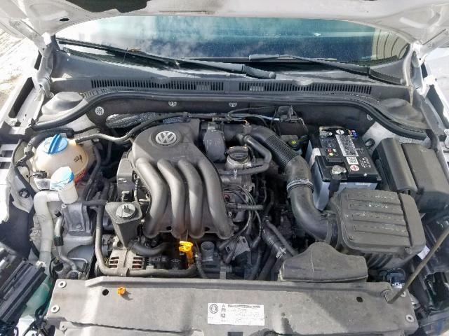 3VW2K7AJ4CM334534 - 2012 VOLKSWAGEN JETTA BASE Սպիտակ լուսանկար 7