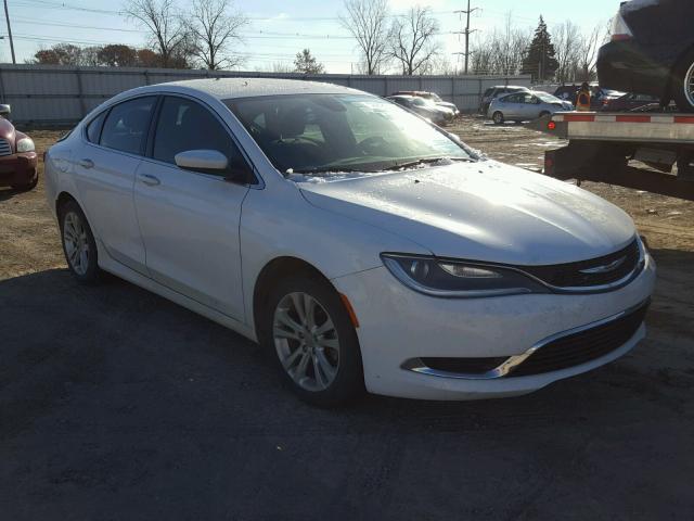 1C3CCCAB4FN552350 - 2015 CHRYSLER 200 LIMITE WHITE photo 1