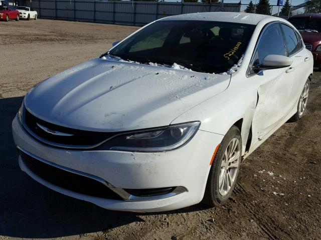 1C3CCCAB4FN552350 - 2015 CHRYSLER 200 LIMITE WHITE photo 2