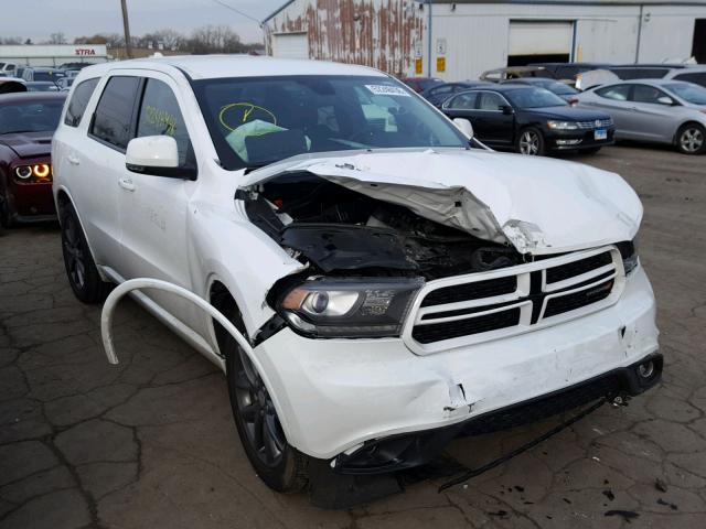 1C4RDHDG4JC323470 - 2018 DODGE DURANGO GT WHITE photo 1