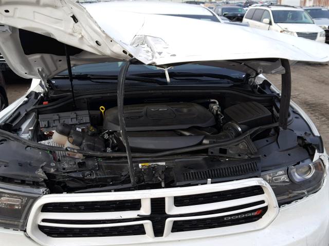 1C4RDHDG4JC323470 - 2018 DODGE DURANGO GT WHITE photo 7