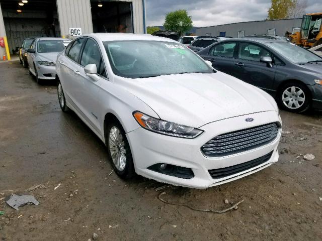 3FA6P0LU8DR316570 - 2013 FORD FUSION SE WHITE photo 1