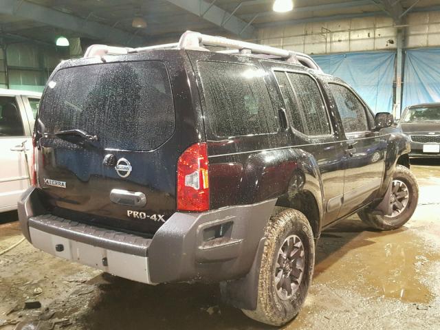 5N1AN0NW8FN659244 - 2015 NISSAN XTERRA X BLACK photo 4