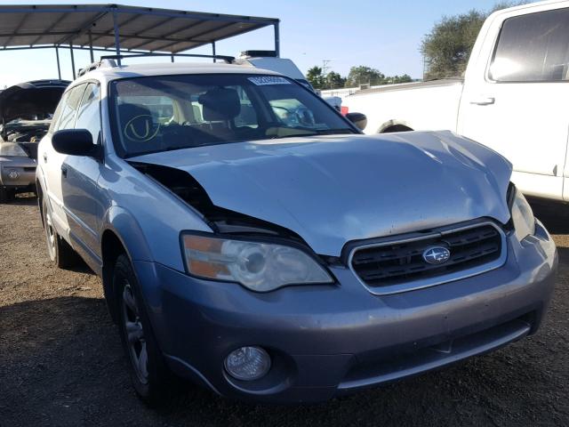 4S4BP61CX76337634 - 2007 SUBARU OUTBACK SILVER photo 1