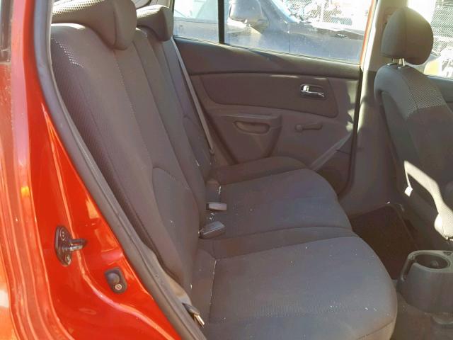 KNADE163566182355 - 2006 KIA RIO 5 ORANGE photo 6