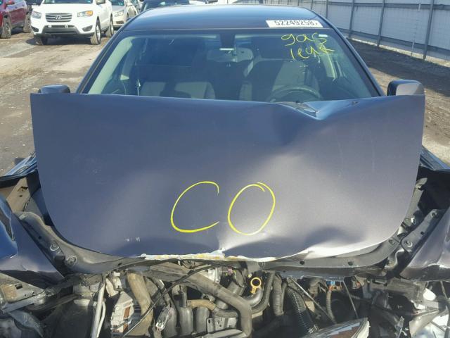 1G1ZC5E11BF213867 - 2011 CHEVROLET MALIBU 1LT CHARCOAL photo 7