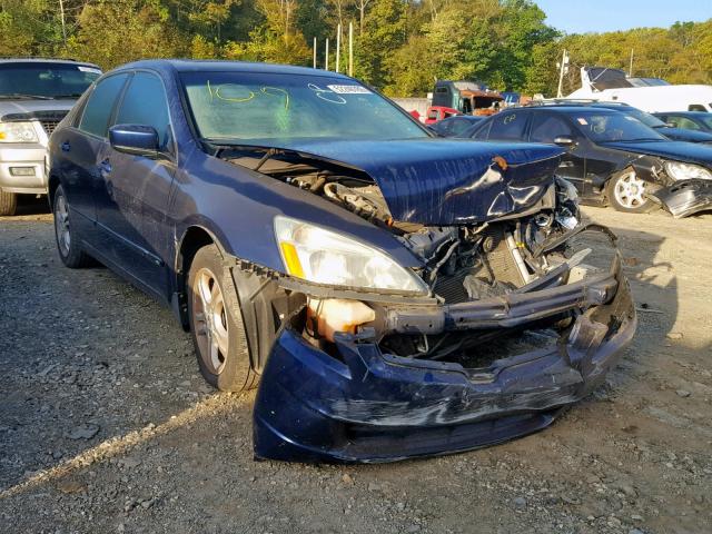 1HGCM66845A018604 - 2005 HONDA ACCORD EX BLUE photo 1