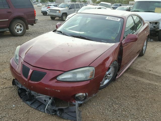 2G2WP552661113398 - 2006 PONTIAC GRAND PRIX RED photo 2