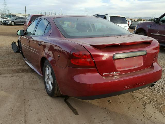 2G2WP552661113398 - 2006 PONTIAC GRAND PRIX RED photo 3
