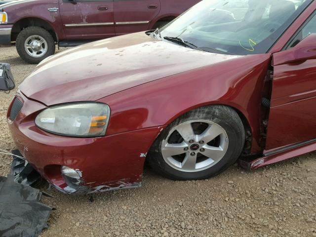 2G2WP552661113398 - 2006 PONTIAC GRAND PRIX RED photo 9