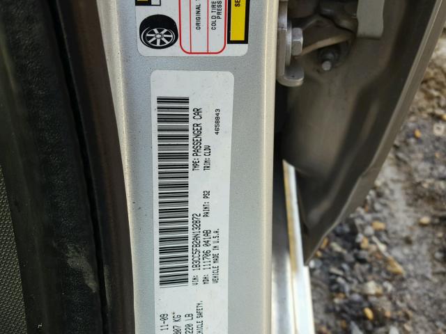 1B3CC5FB2AN132872 - 2010 DODGE AVENGER R/ SILVER photo 10