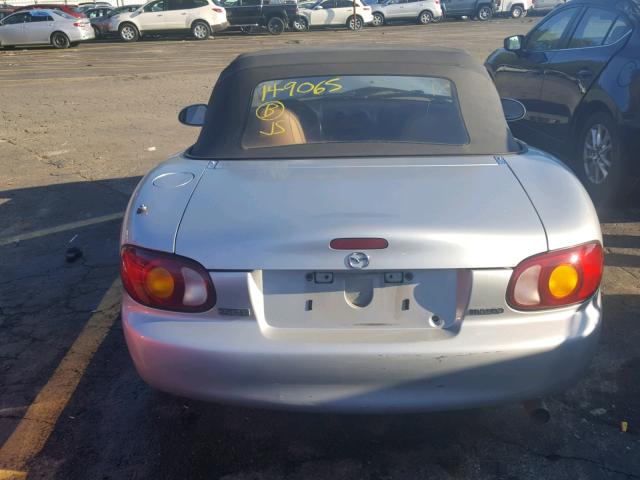 JM1NB3533Y0149065 - 2000 MAZDA MX-5 MIATA SILVER photo 6