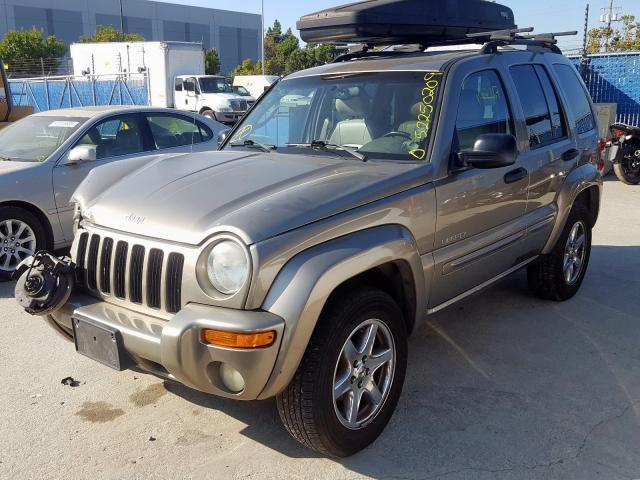 1J4GL58K44W102732 - 2004 JEEP LIBERTY LI GOLD photo 2