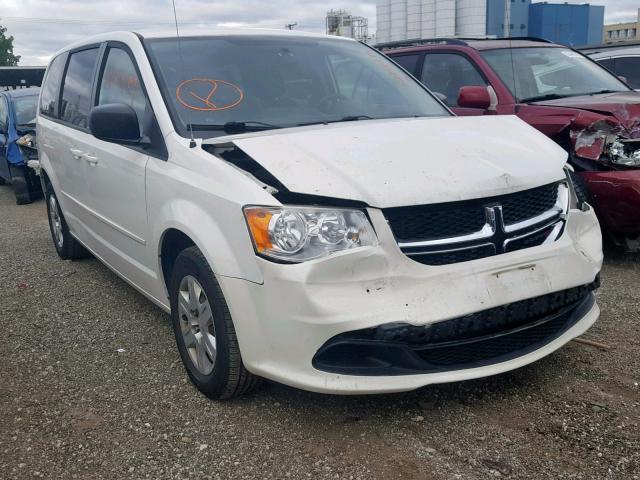 2C4RDGBG3DR644358 - 2013 DODGE GRAND CARA WHITE photo 1