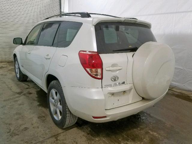 JTMBK31V785068194 - 2008 TOYOTA RAV4 LIMIT WHITE photo 3