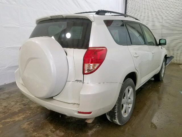 JTMBK31V785068194 - 2008 TOYOTA RAV4 LIMIT WHITE photo 4