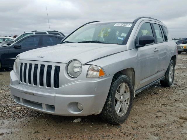 1J4NT4FB6AD558243 - 2010 JEEP COMPASS SP SILVER photo 2