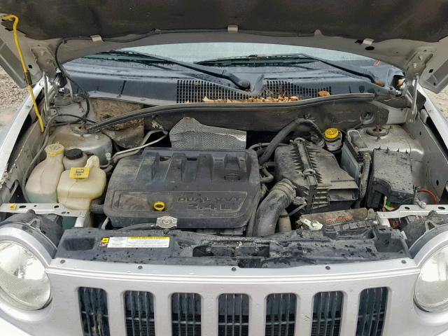 1J4NT4FB6AD558243 - 2010 JEEP COMPASS SP SILVER photo 7