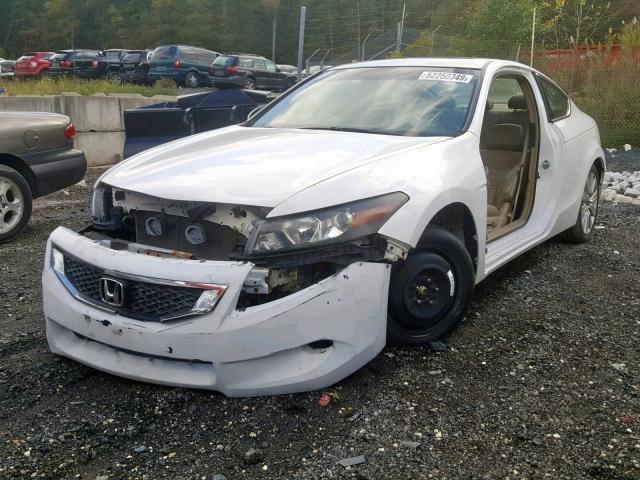 1HGCS228X9A005429 - 2009 HONDA ACCORD EXL WHITE photo 2