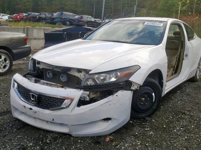 1HGCS228X9A005429 - 2009 HONDA ACCORD EXL WHITE photo 9