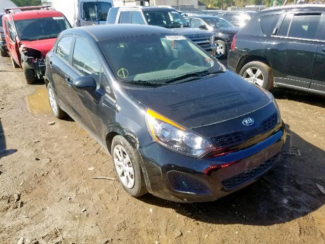 KNADM5A31D6285142 - 2013 KIA RIO LX BLACK photo 1