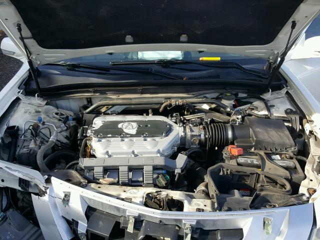 19UUA9F53AA004787 - 2010 ACURA TL WHITE photo 7