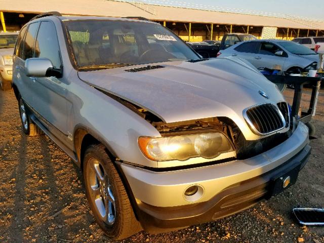 5UXFA53512LP44394 - 2002 BMW X5 3.0I SILVER photo 1