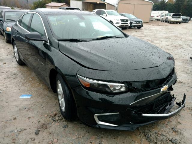 1G1ZB5ST5JF113357 - 2018 CHEVROLET MALIBU LS შავი ფოტო 1